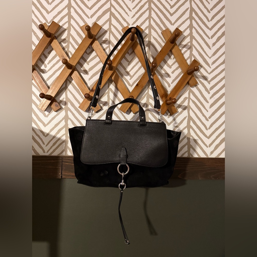 Rebecca Minkoff Elegant Black Leather Handbag
